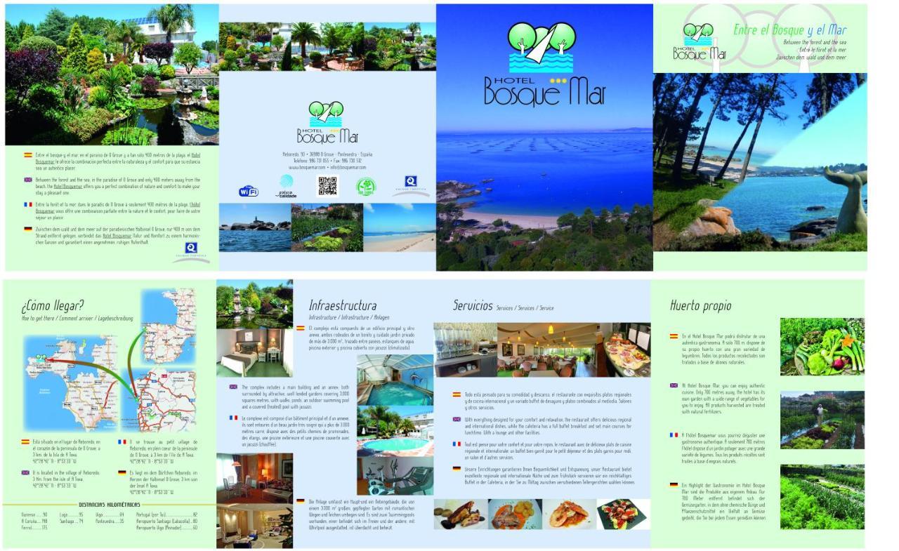Hotel Spa Bosque Mar Reboredo Zewnętrze zdjęcie